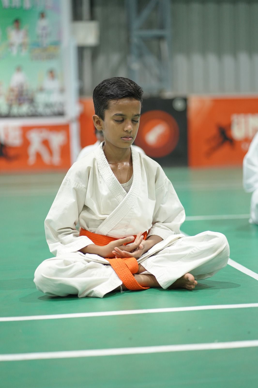 Karate students training at Vortex Karate Academy